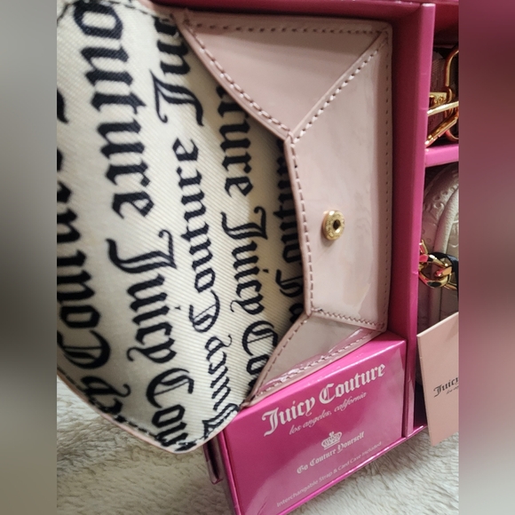 Juicy Couture Bag/Card Case/Strap Gift Set NWT - Picture 4 of 10